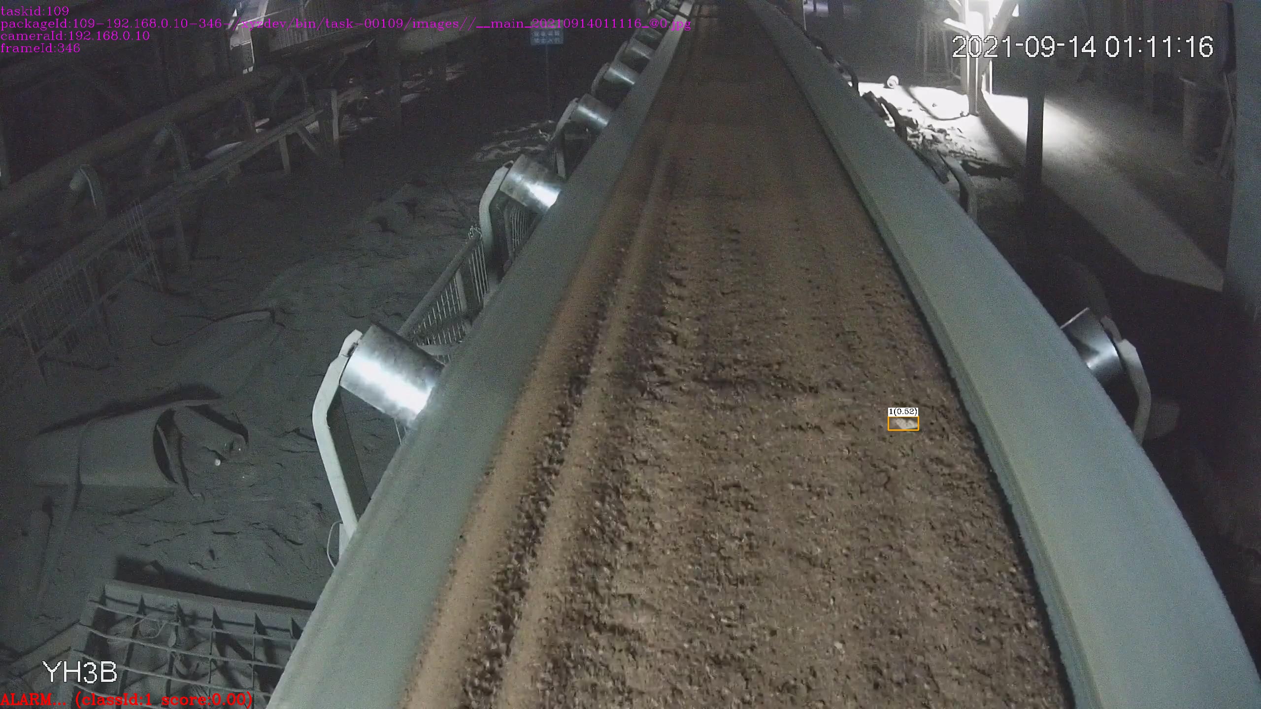 Foreign Object Detection on Conveyor Belt 