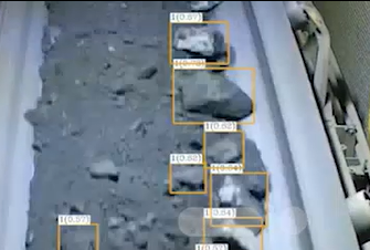 皮帶大塊煤識別